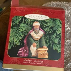 Hallmark Keepsake Ornament - Melchior with Purple and Green Accents